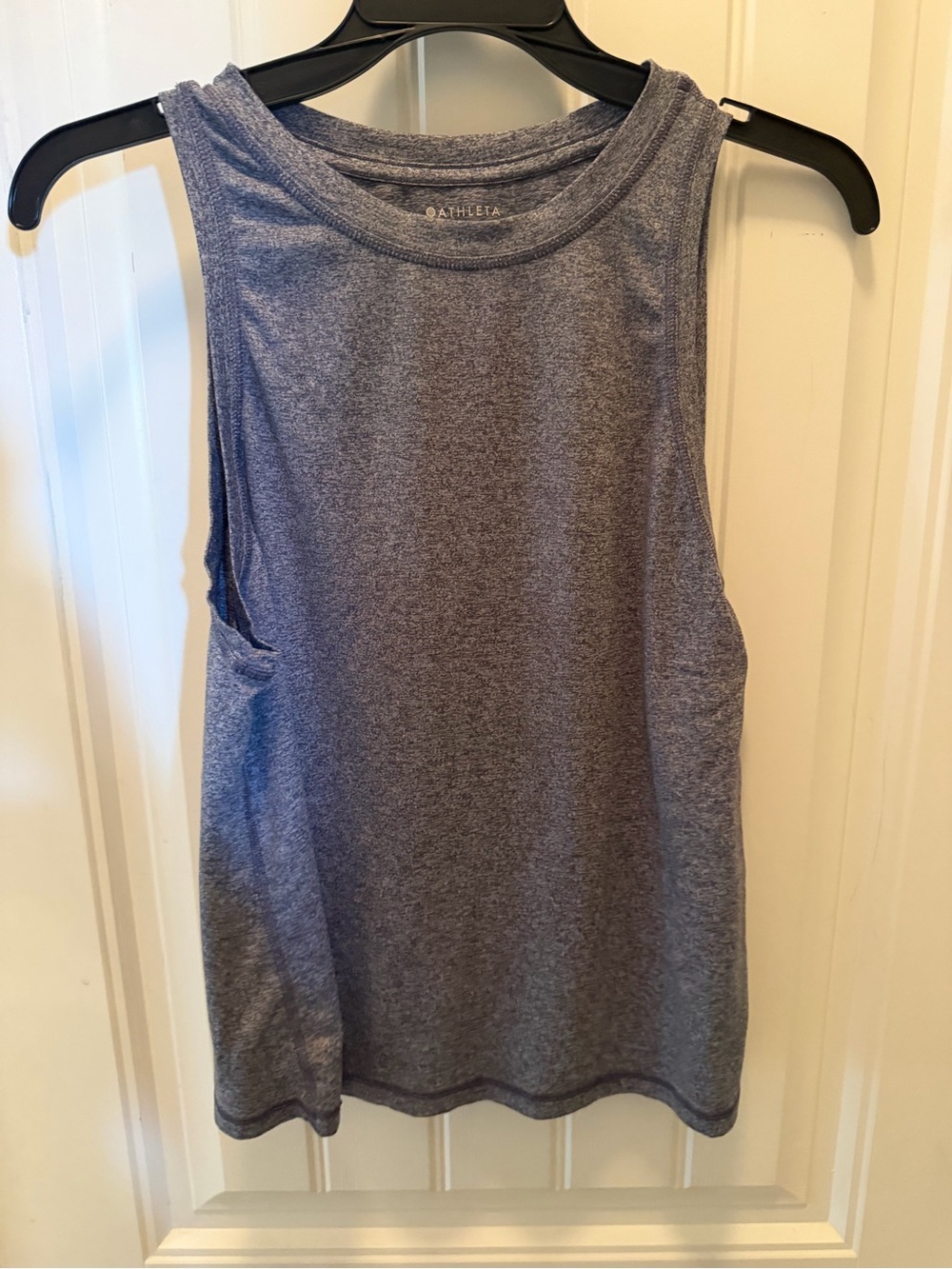 Athleta Heather Gray Performance Muscle Tank
